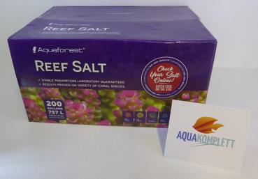 Aquaforest Reef Salt Box 25 Kg Reef Salz